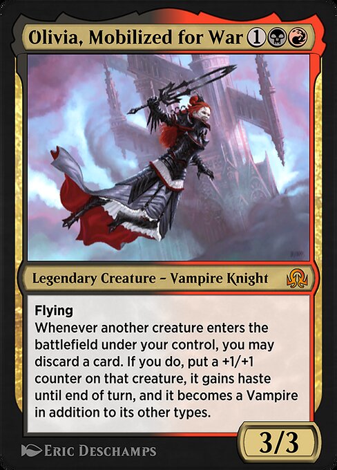 Magic the Gathering Card - Olivia, Mobilized for War - MTG Circle