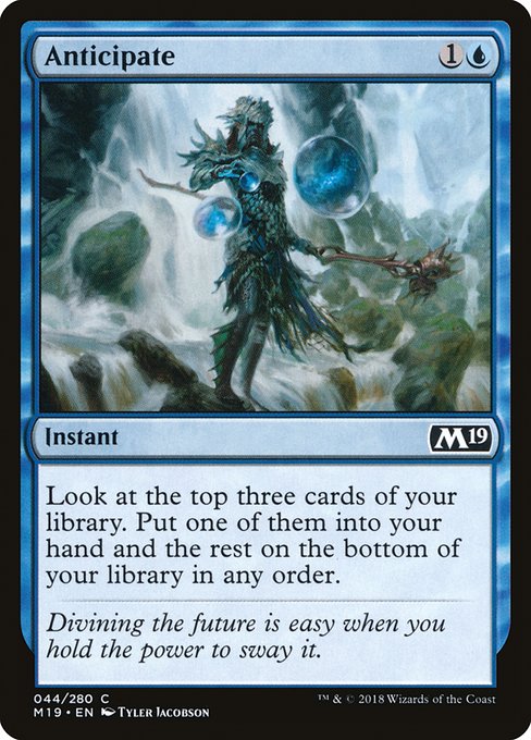 Magic the Gathering Card - Anticipate - MTG Circle