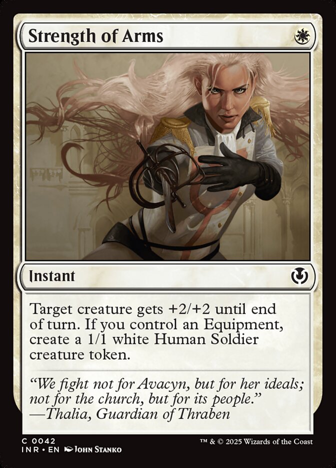 Magic the Gathering Card - Strength of Arms - MTG Circle