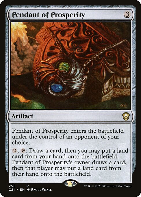 Magic the Gathering Card - Pendant of Prosperity - MTG Circle