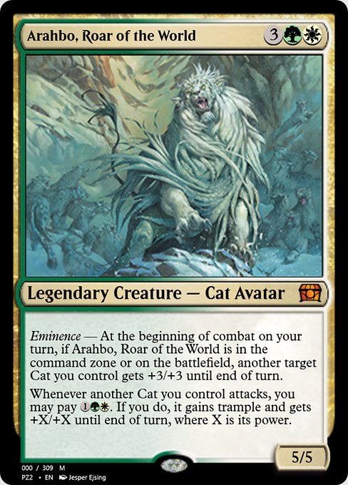 Magic the Gathering Card - Arahbo, Roar of the World - MTG Circle