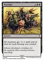 Magic the Gathering Card - Mutilate - MTG Circle