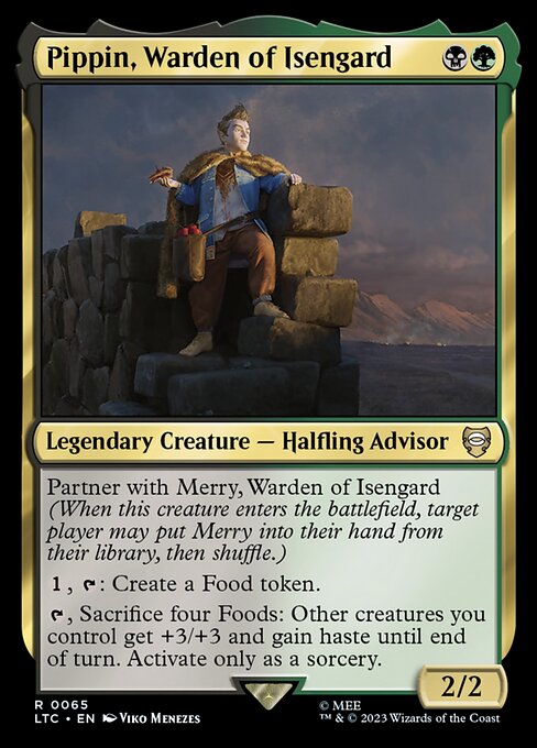 Magic the Gathering Card - Pippin, Warden of Isengard - MTG Circle
