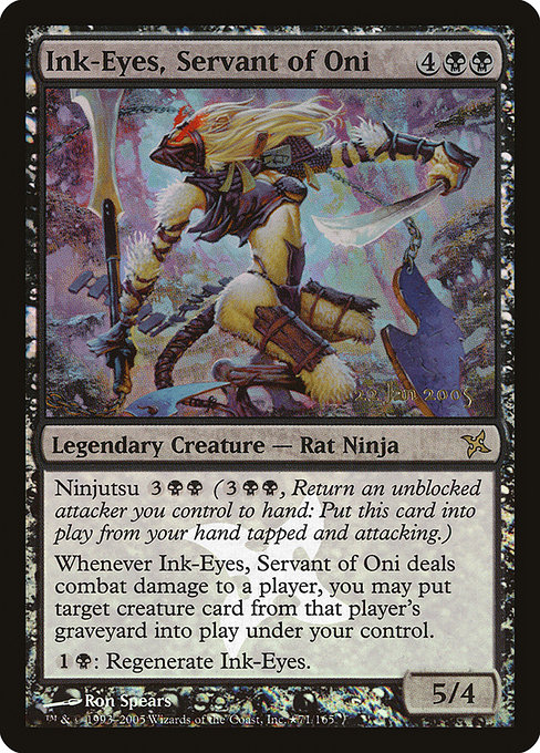 Magic the Gathering Card - Ink-Eyes, Servant of Oni - MTG Circle