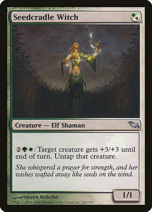 Magic the Gathering Card - Seedcradle Witch - MTG Circle