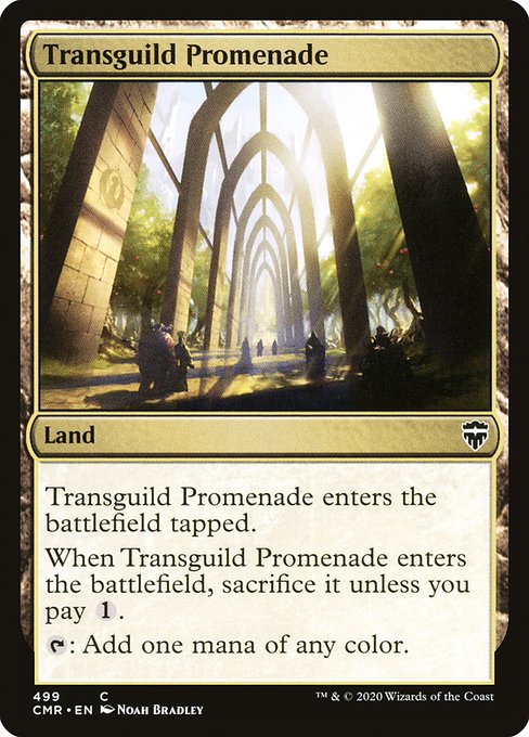 Magic the Gathering Card - Transguild Promenade - MTG Circle