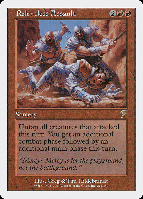 Magic the Gathering Card - Relentless Assault - MTG Circle