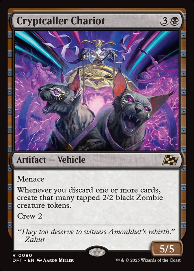 Magic the Gathering Card - Cryptcaller Chariot - MTG Circle