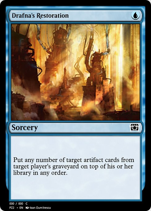 Magic the Gathering Card - Drafna's Restoration - MTG Circle