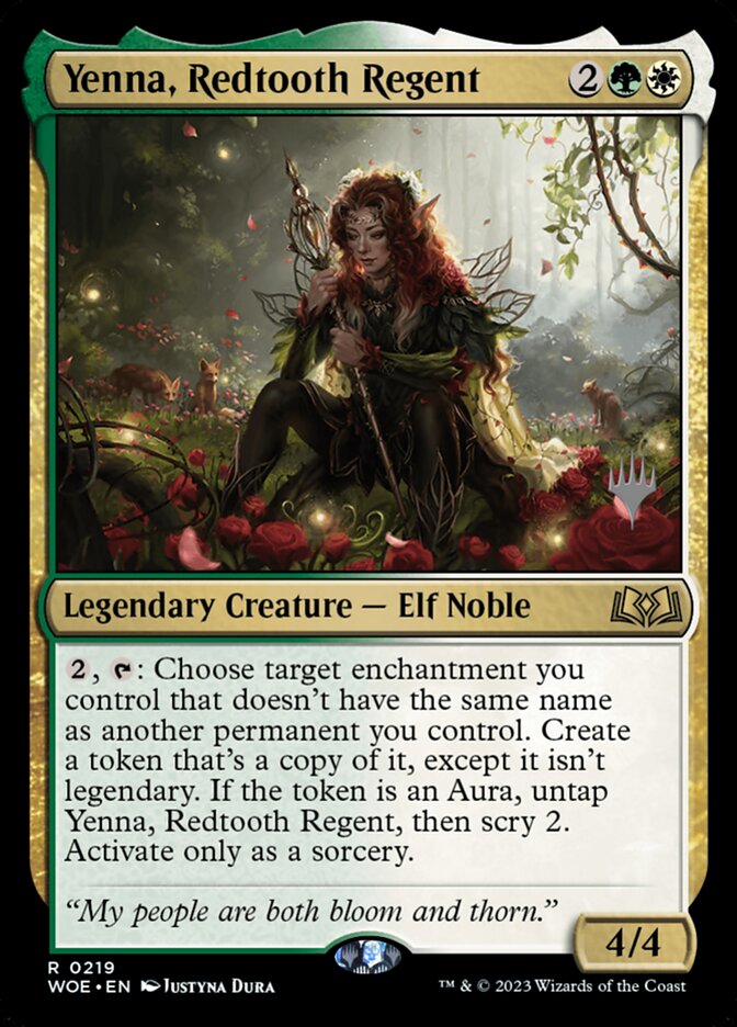 Magic the Gathering Card - Yenna, Redtooth Regent - MTG Circle