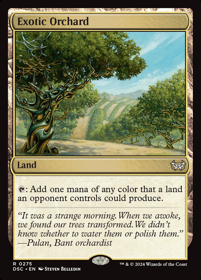 Magic the Gathering Card - Exotic Orchard - MTG Circle