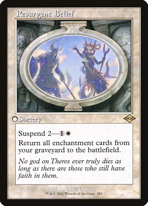 Magic the Gathering Card - Resurgent Belief - MTG Circle