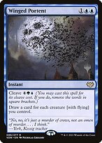 Magic the Gathering Card - Winged Portent - MTG Circle