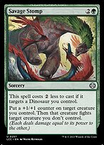 Magic the Gathering Card - Savage Stomp - MTG Circle