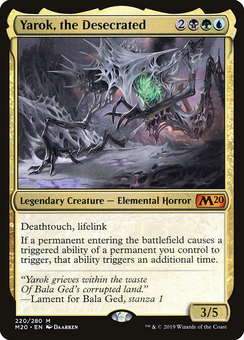 Magic the Gathering Card - Yarok, the Desecrated - MTG Circle