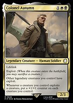 Magic the Gathering Card - Colonel Autumn - MTG Circle