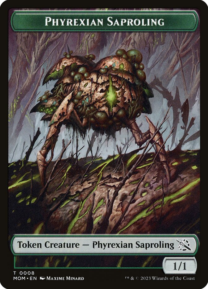 Magic the Gathering Card - Phyrexian Saproling - MTG Circle