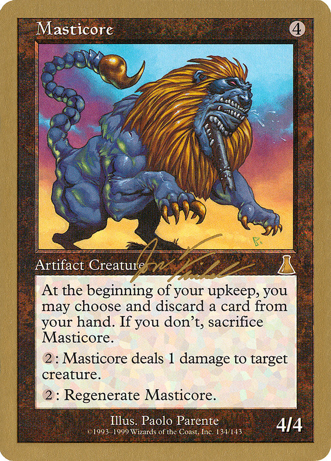 Magic the Gathering Card - Masticore - MTG Circle