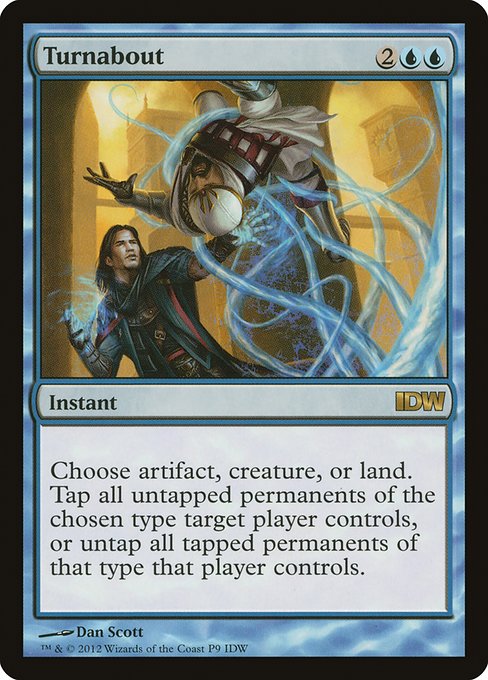 Magic the Gathering Card - Turnabout - MTG Circle