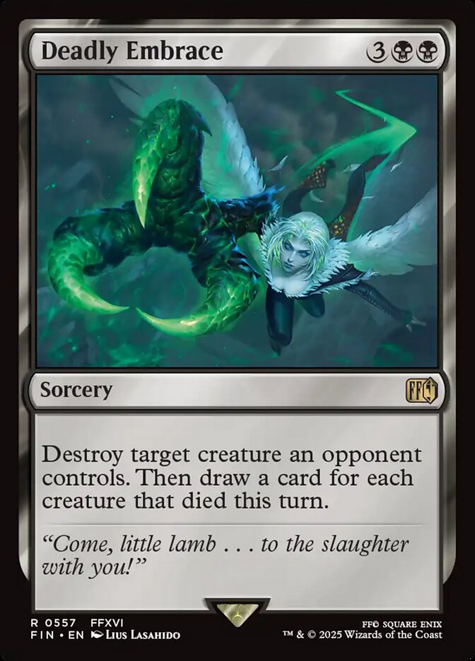 Magic the Gathering Card - Deadly Embrace - MTG Circle