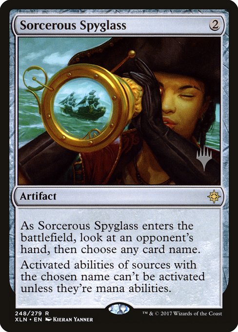 Magic the Gathering Card - Sorcerous Spyglass - MTG Circle