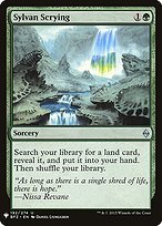 Magic the Gathering Card - Sylvan Scrying - MTG Circle