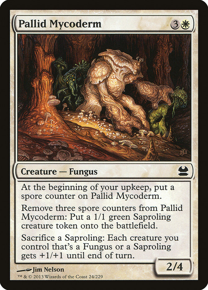Magic the Gathering Card - Pallid Mycoderm - MTG Circle