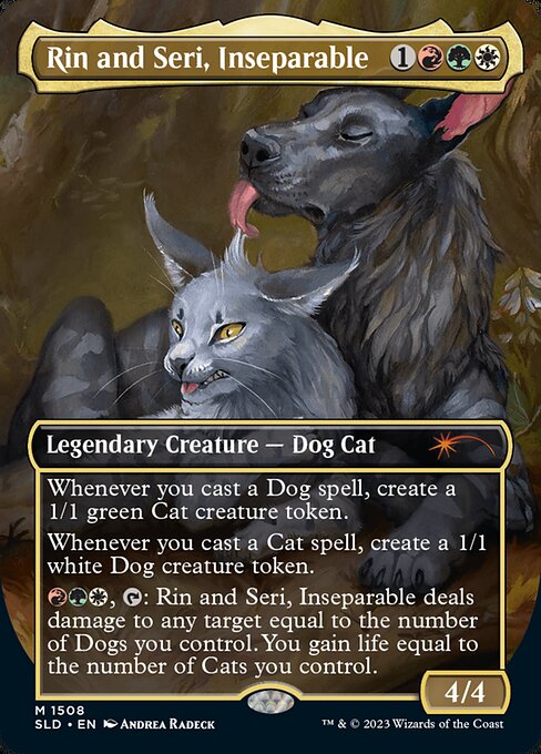 Magic the Gathering Card - Rin and Seri, Inseparable - MTG Circle