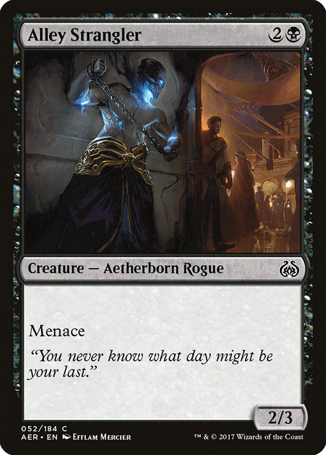 Magic the Gathering Card - Alley Strangler - MTG Circle