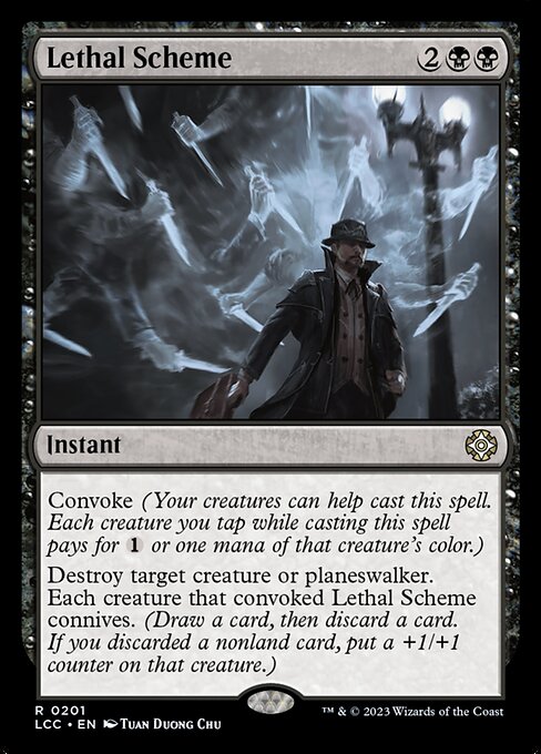 Magic the Gathering Card - Lethal Scheme - MTG Circle