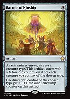 Magic the Gathering Card - Banner of Kinship - MTG Circle