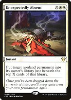Magic the Gathering Card - Unexpectedly Absent - MTG Circle