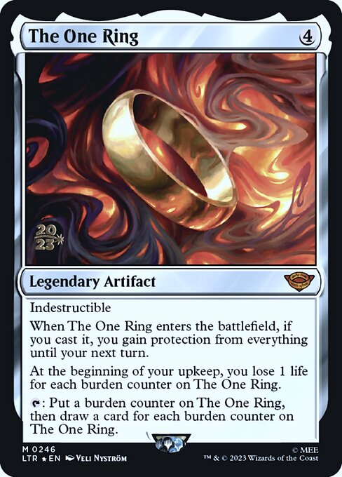 Magic the Gathering Card - The One Ring - MTG Circle