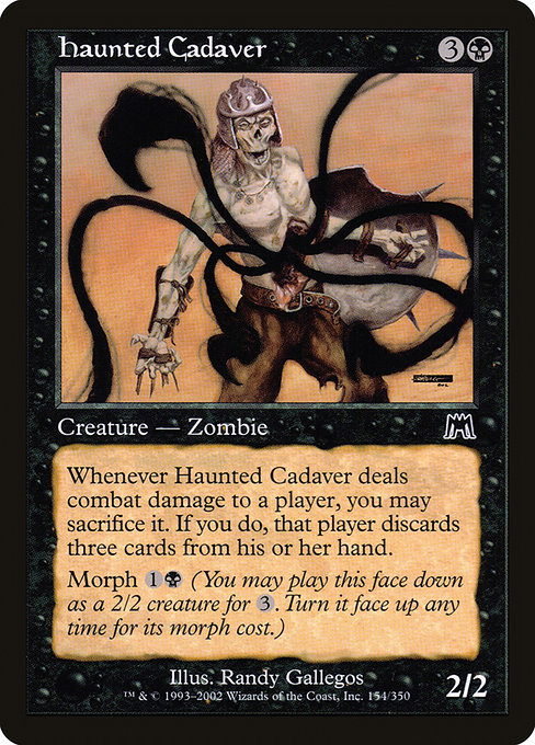 Magic the Gathering Card - Haunted Cadaver - MTG Circle