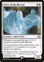 Magic the Gathering Card - Voice of the Blessed - MTG Circle