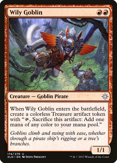 Magic the Gathering Card - Wily Goblin - MTG Circle