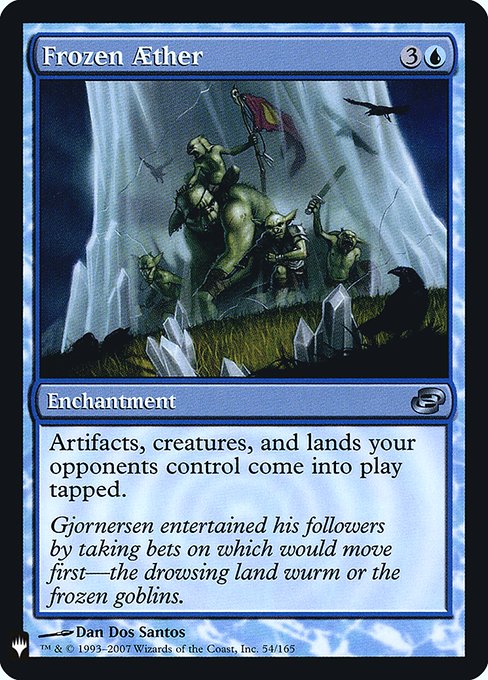 Magic the Gathering Card - Frozen Aether - MTG Circle