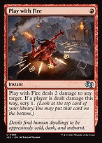 Magic the Gathering Card - Play with Fire - MTG Circle