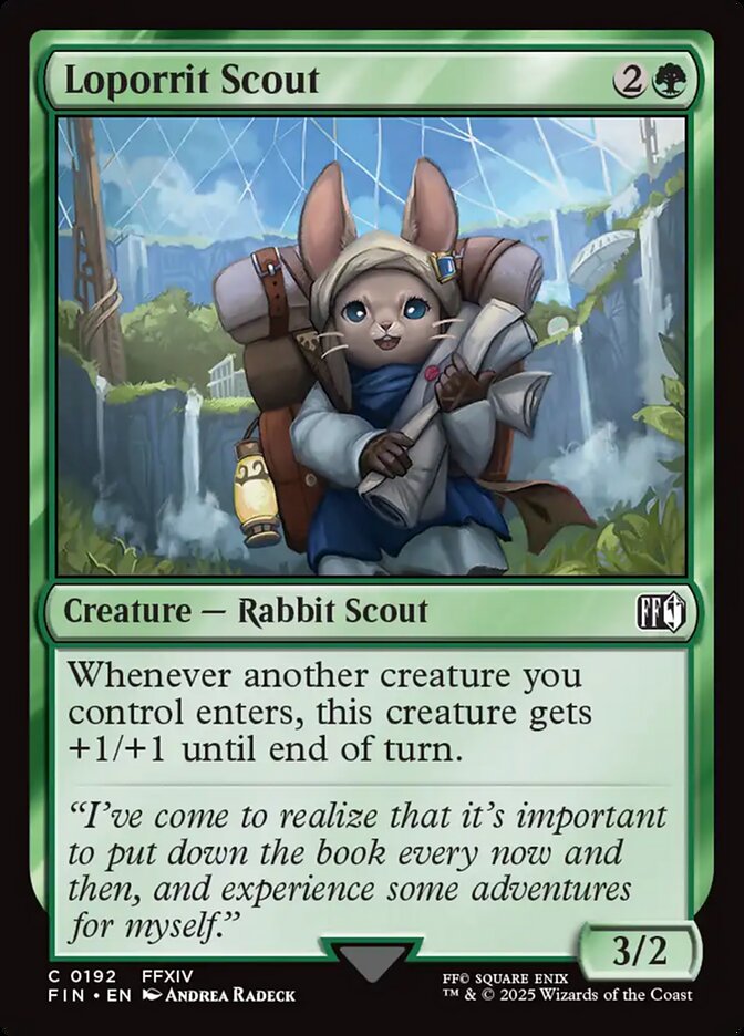 Magic the Gathering Card - Loporrit Scout - MTG Circle