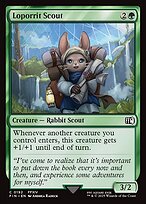Magic the Gathering Card - Loporrit Scout - MTG Circle