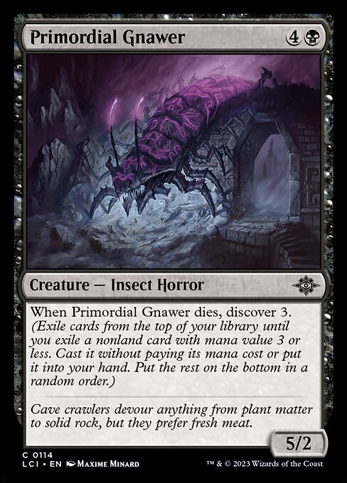 Magic the Gathering Card - Primordial Gnawer - MTG Circle