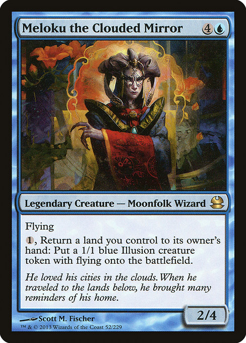 Magic the Gathering Card - Meloku the Clouded Mirror - MTG Circle