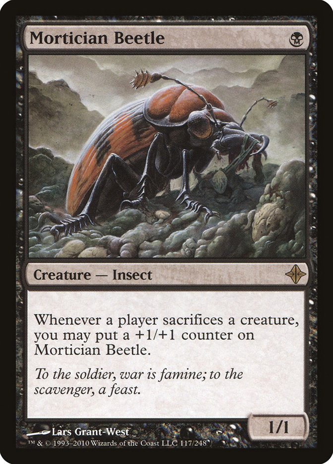 Magic the Gathering Card - Mortician Beetle - MTG Circle
