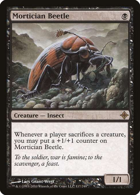 Magic the Gathering Card - Mortician Beetle - MTG Circle