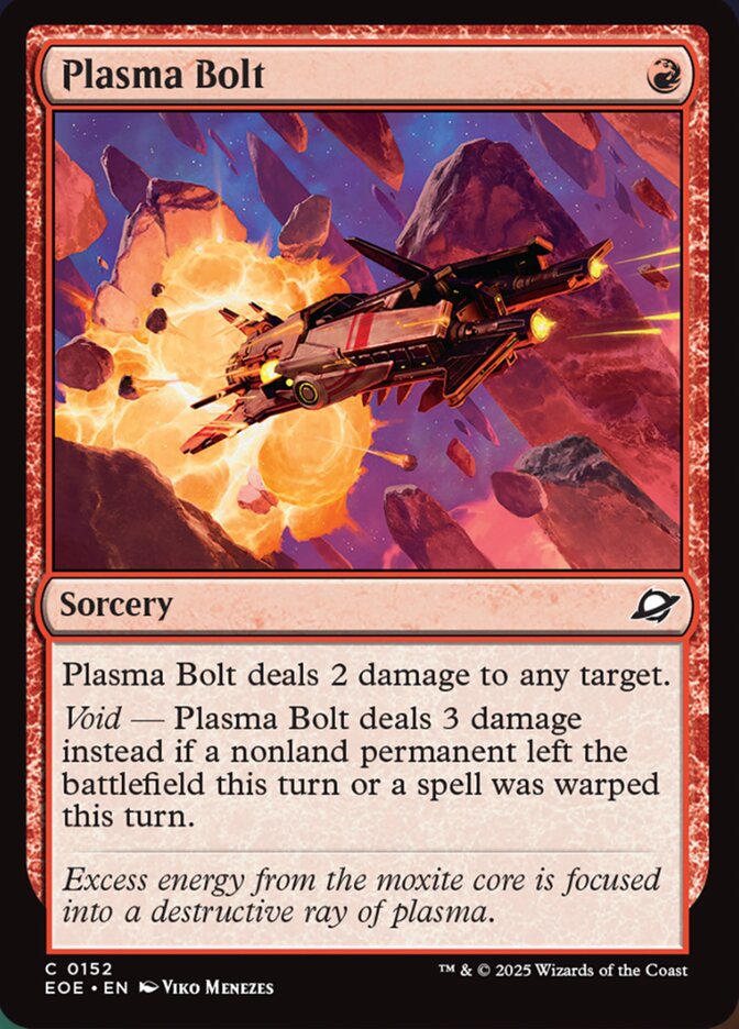 Magic the Gathering Card - Plasma Bolt - MTG Circle