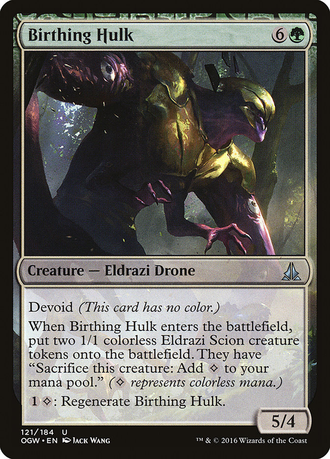 Magic the Gathering Card - Birthing Hulk - MTG Circle