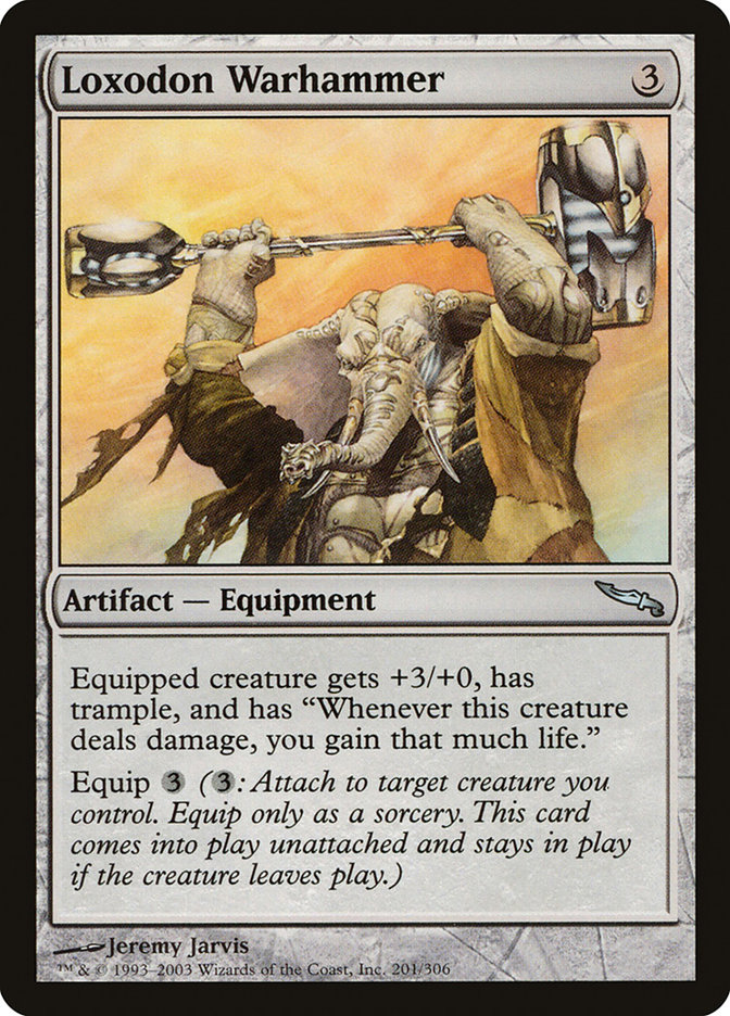 Magic the Gathering Card - Loxodon Warhammer - MTG Circle