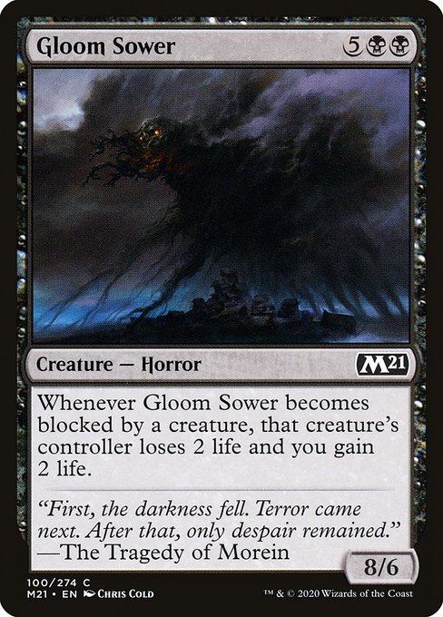 Magic the Gathering Card - Gloom Sower - MTG Circle