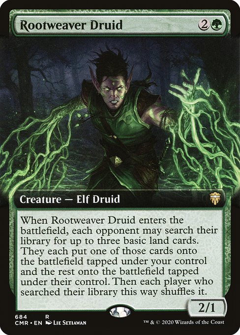 Magic the Gathering Card - Rootweaver Druid - MTG Circle