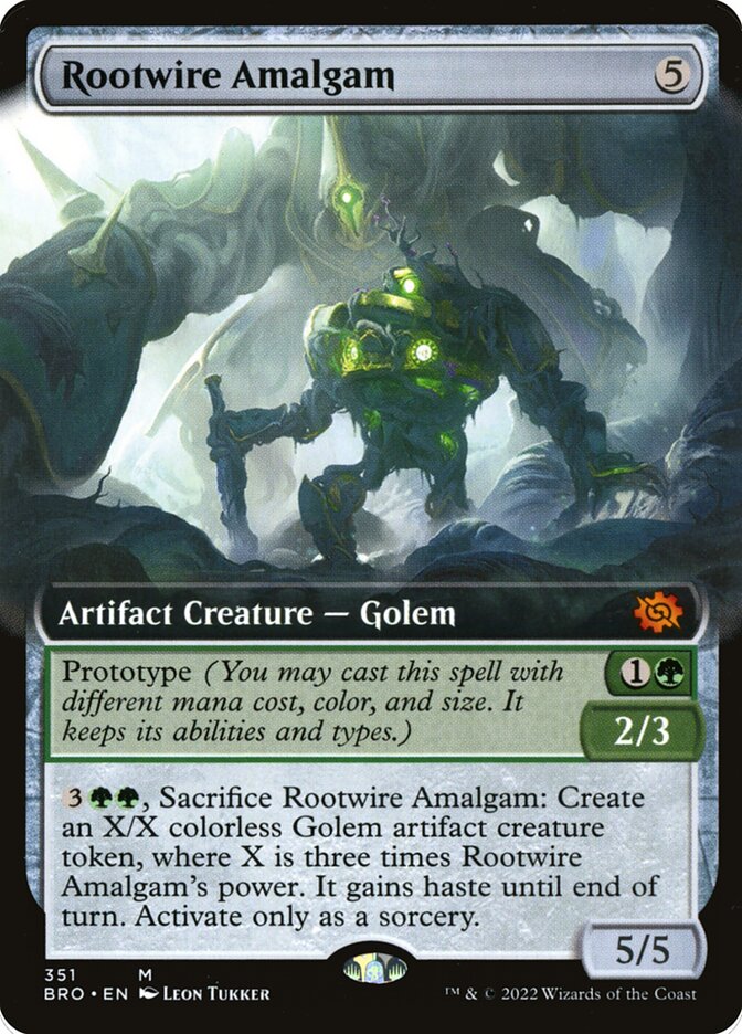Magic the Gathering Card - Rootwire Amalgam - MTG Circle
